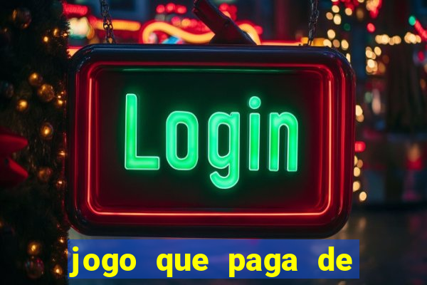 jogo que paga de verdade no pix